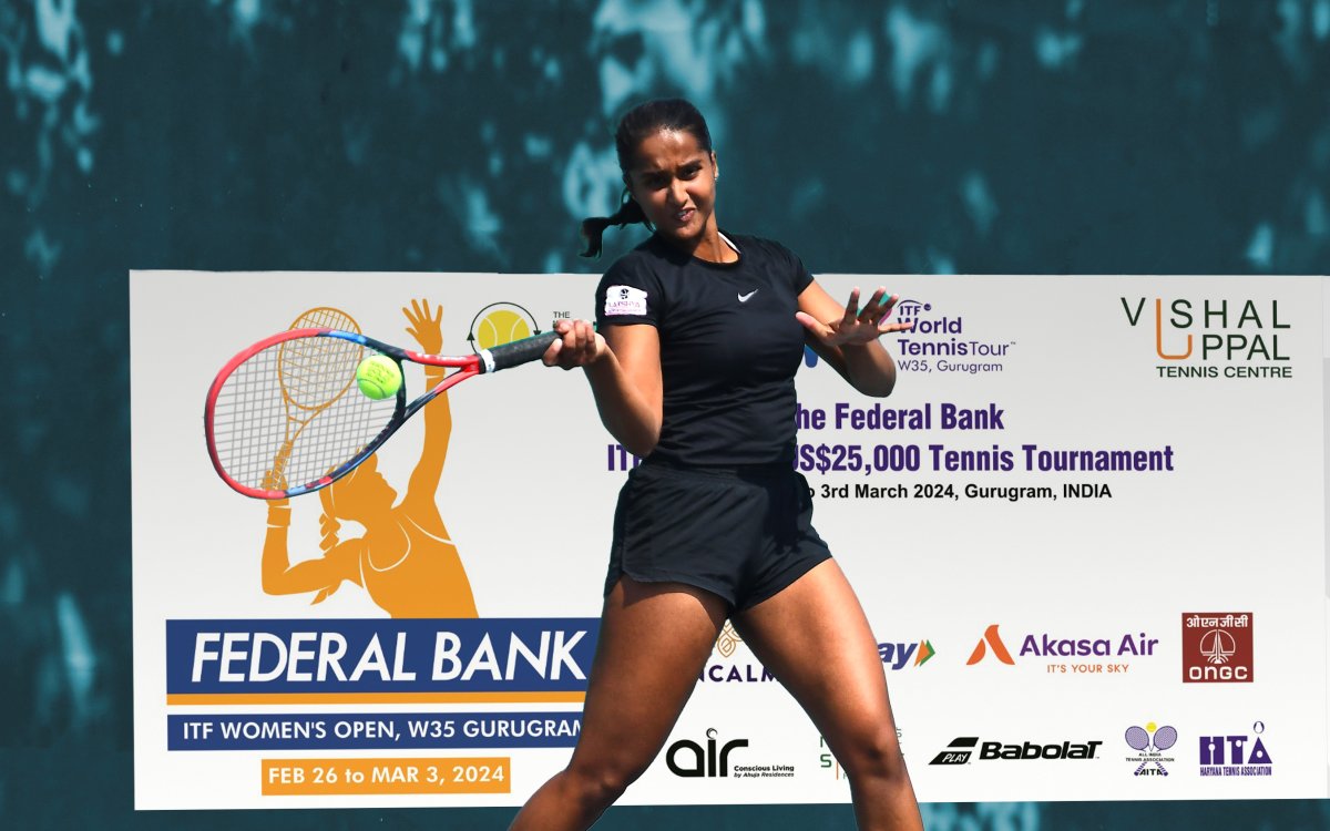 Vaishnavi enters pre-quarters with an upset win at ITF Women’s Open