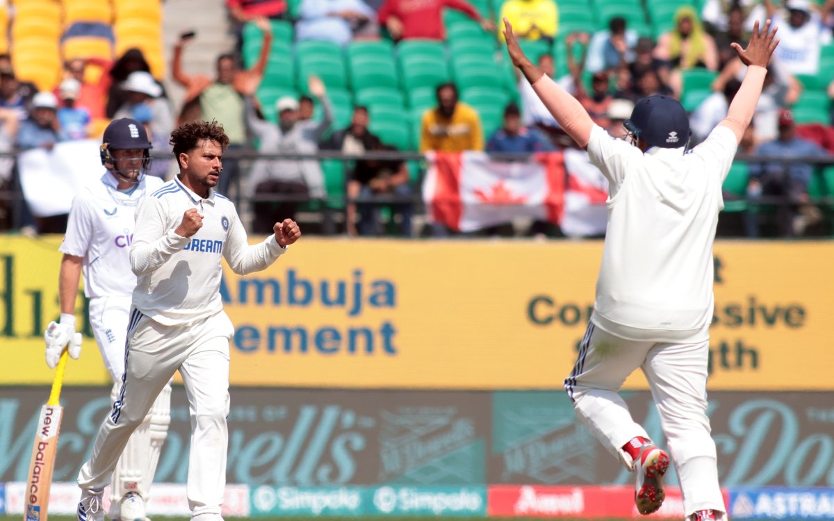 5th Test: Kuldeep Yadav Scythes Through England With Sensational Five-wicket Haul In Dominating Session For India