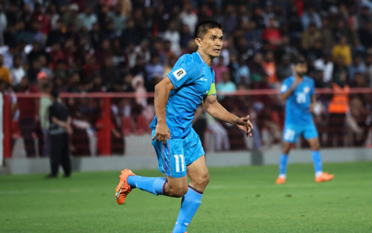 AIFF To Felicitate Skipper Sunil Chhetri On His 150th Senior International Match