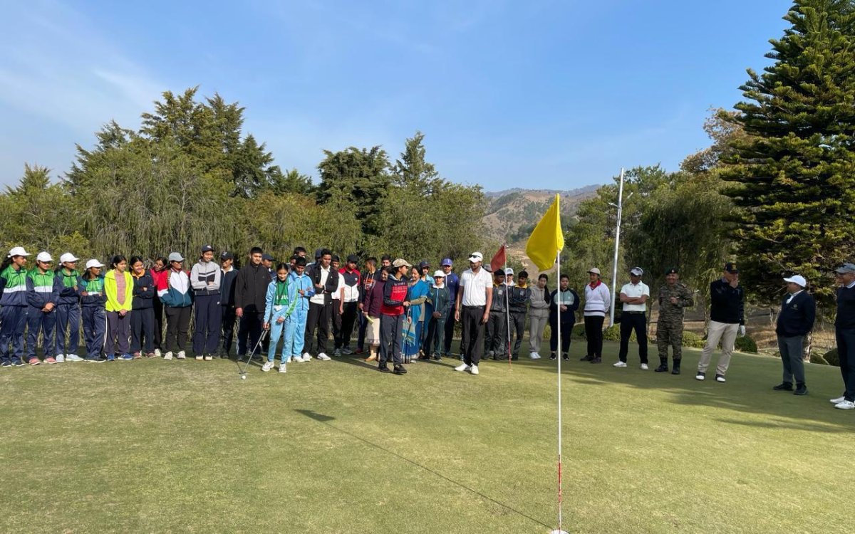 First Ever Golf Camp Organised For School Children In Picturesque Hills Of Uttarakhand