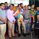 Five-time World Champion Pramod Bhagat receives a hero’s welcome at home