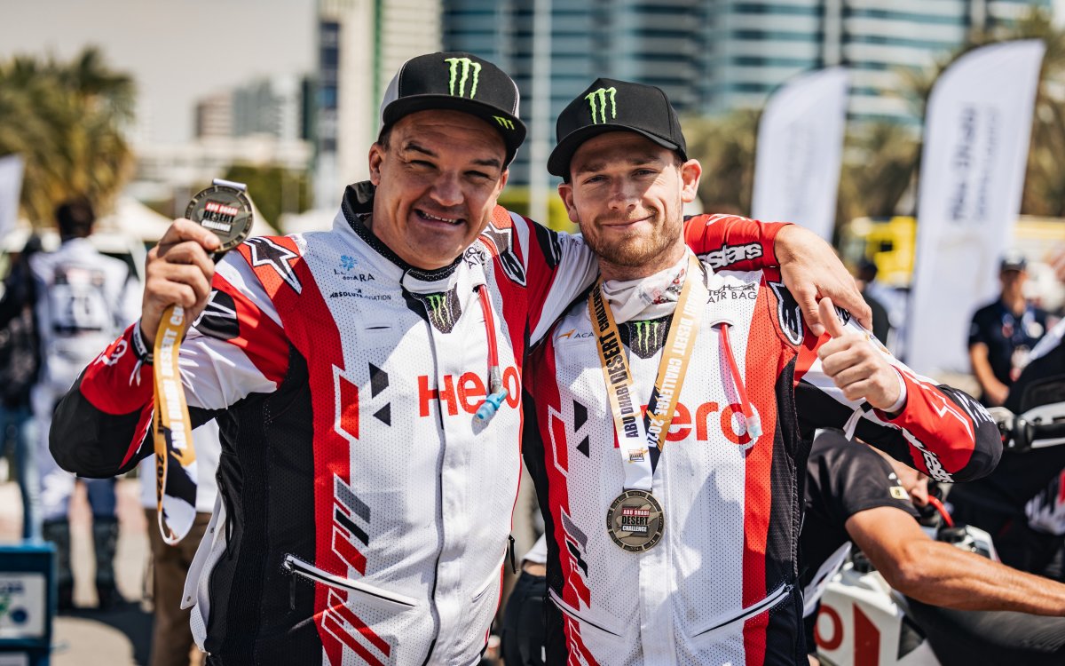 Hero MotoSports Team Rally Wins The Abu Dhabi Desert Challenge 2024