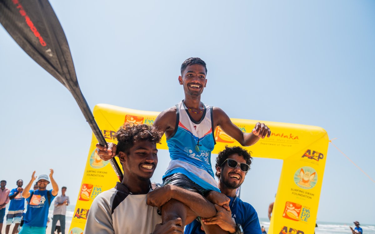 India Paddle Festival begins with local lad Akash Pujar winning U-16 category race