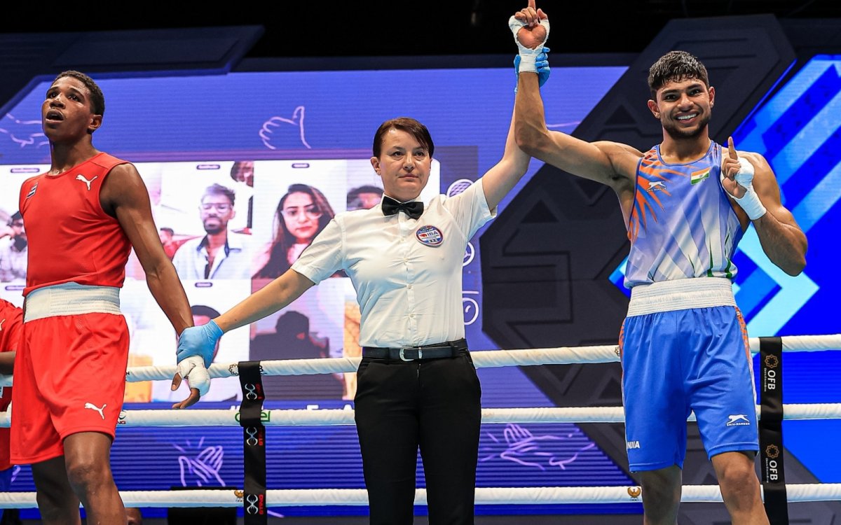 Indian pugilist Nishant makes a winning start at World Olympic Qualifier