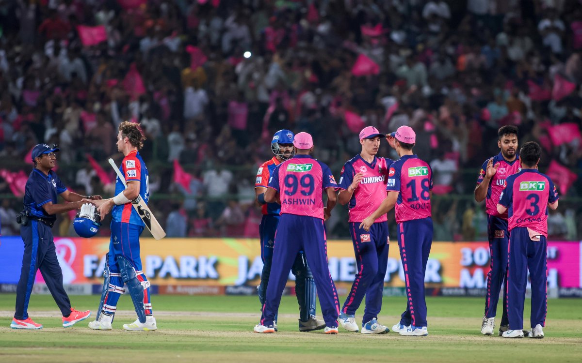 IPL 2024: Riyan Parag, Bowlers Propel Rajasthan Royals To 12-run Win Over Delhi Capitals (ld)