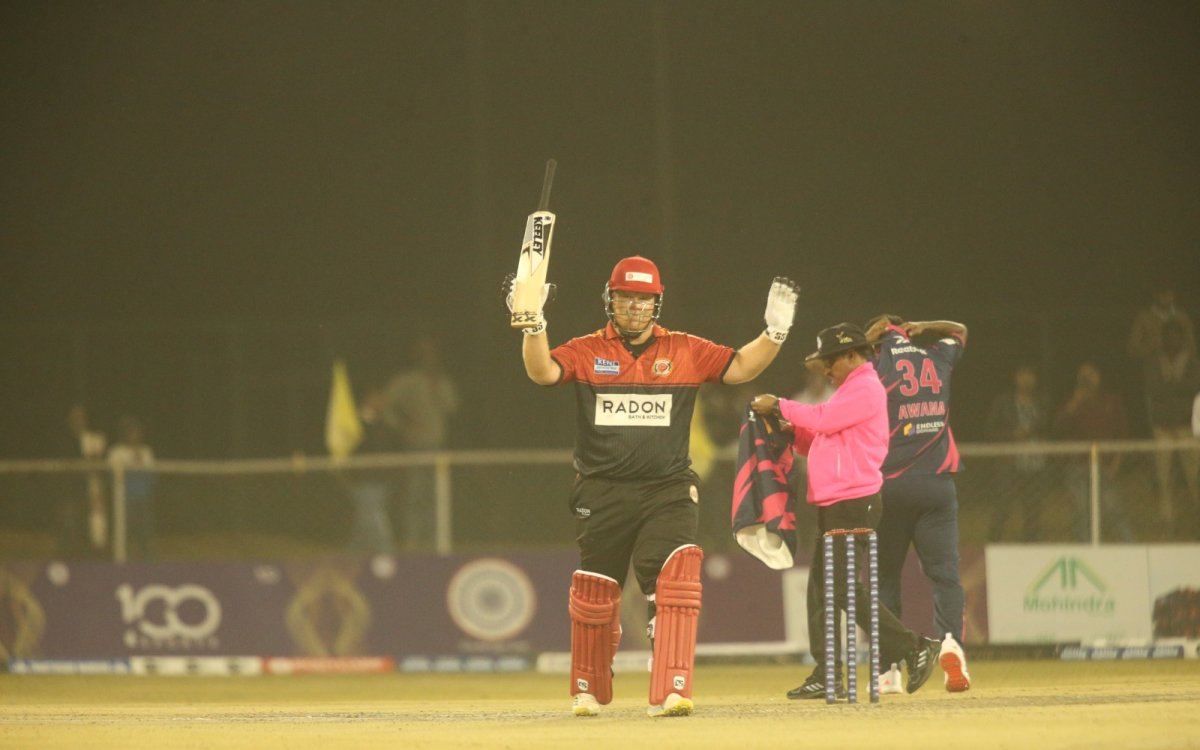 IVPL 2024: Richard Levi's ton leads Red Carpet Delhi to 27-run win over Rajasthan Legends