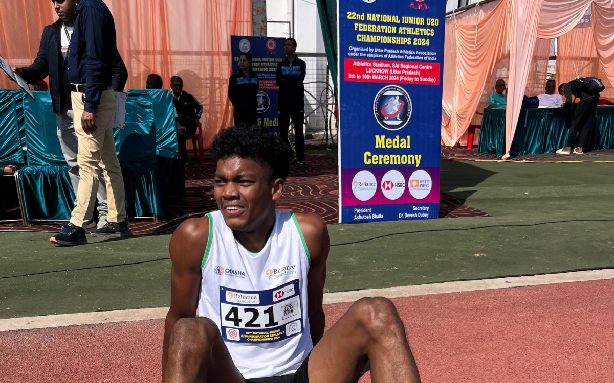 Jr U20 Federation Cup Athletics: Odisha’s Quarter-miler Bapi Hansda, Haryana s Aarti claim Gold With New Mark