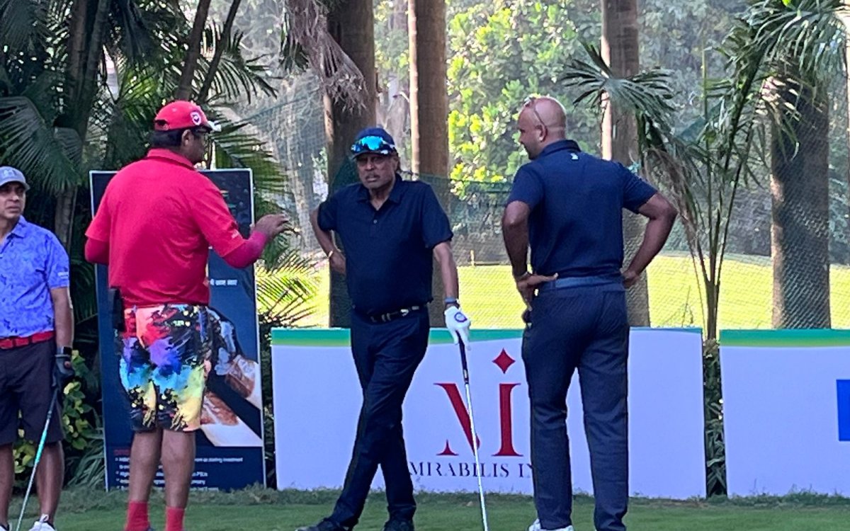 Kapil Dev, Amit Luthra attend Invitational Fundraiser Golf Tournament in Mumbai