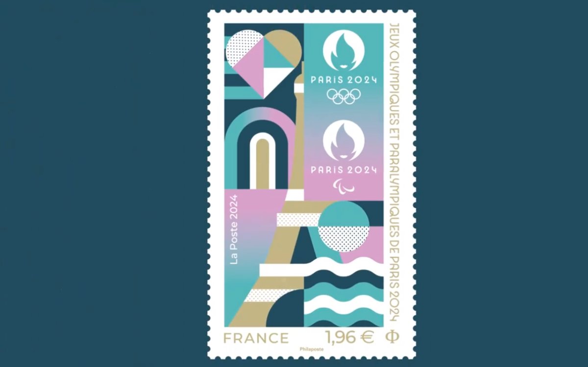 Paris 2024 official stamp unveiled at Postal Museum