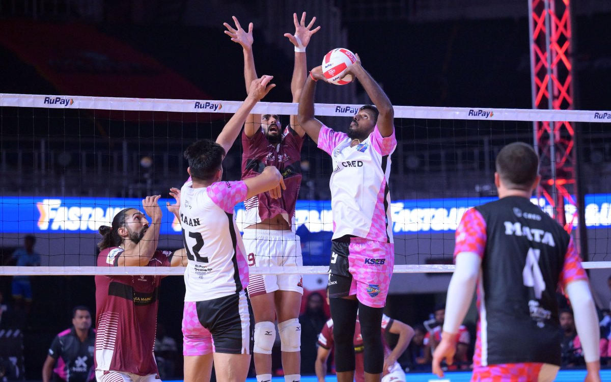 PVL Season 3: Calicut Heroes Come From Behind To Beat Mumbai Meteors In Super 5s