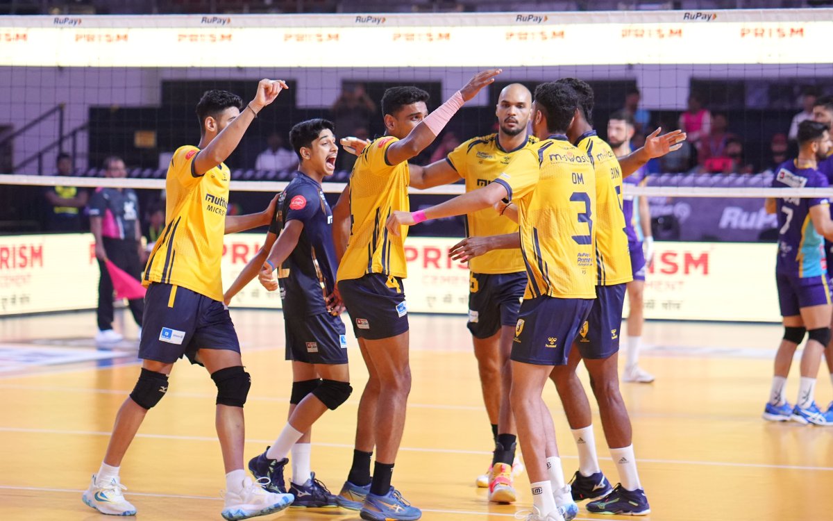 PVL Season 3: Delhi Toofans Register Thrilling Comeback Win Over Kochi Blue Spikers