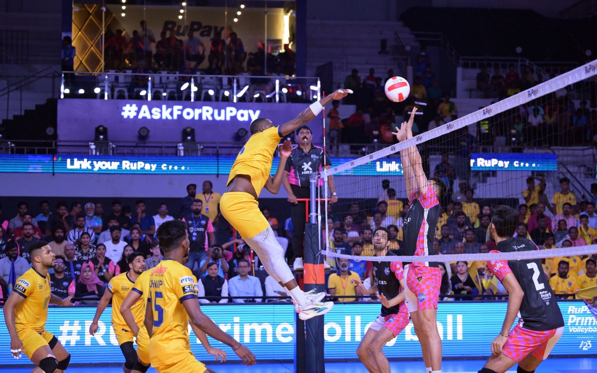 PVL Season 3: Mumbai Meteors Beat Chennai Blitz In Five-set Thriller