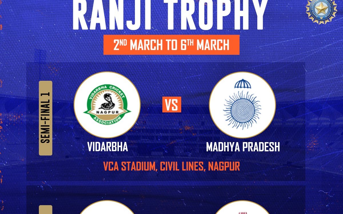 Ranji Trophy: Mumbai Face TN In Clash Of Heavyweights; Confident Vidarbha Face Spirited MP (preview)