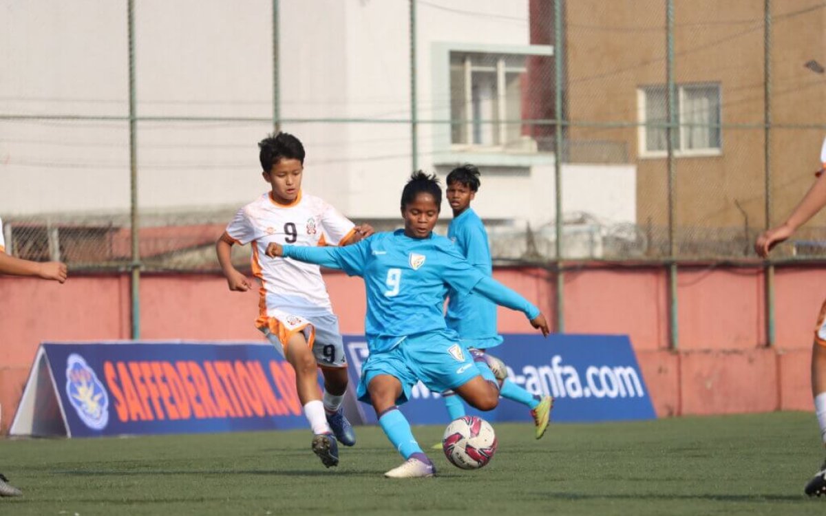 SAFF U16 Women’s C ship: Anushka Kumari Nets Hat-trick As India Thrash Bhutan 7-0