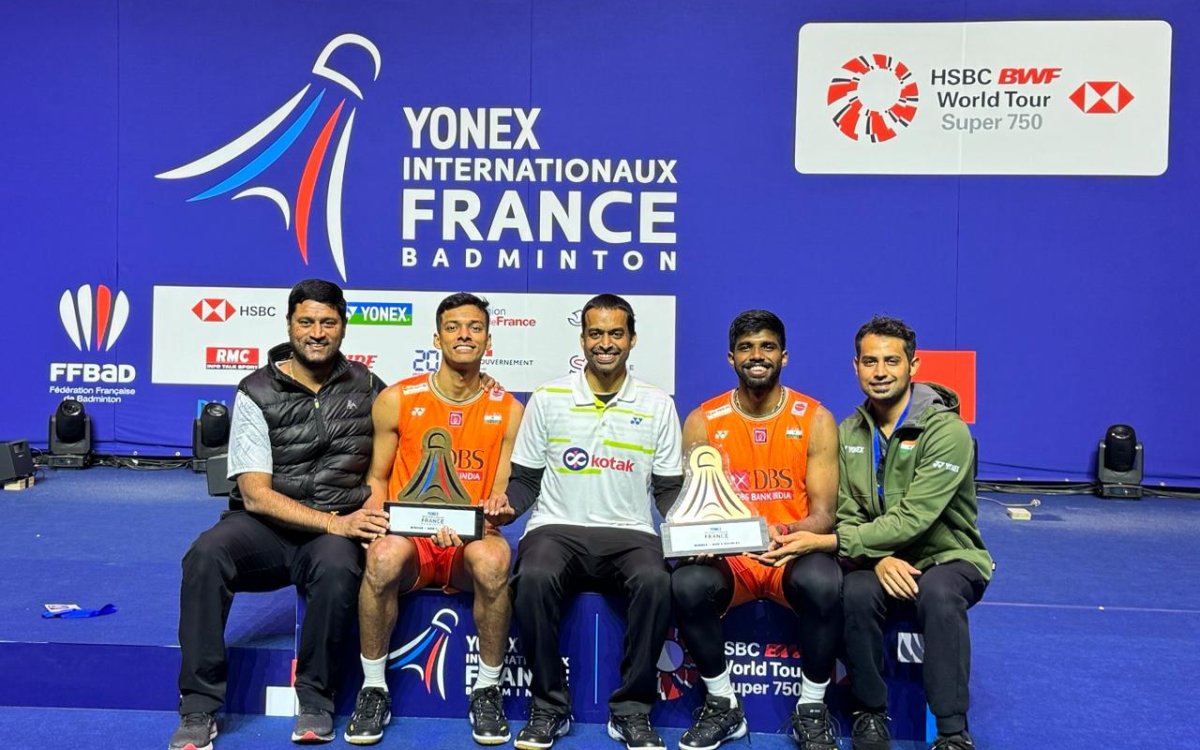 Satwiksairaj-Chirag Shetty duo wins French Open men's doubles title for second time, claims first ti