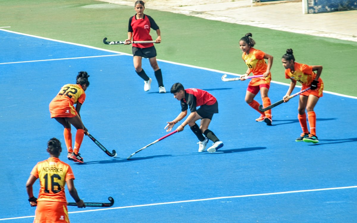 Sub-jr women's hockey league: SAI Shakti, SAI Bal, Pritam Siwach Academy, Odisha Naval Tata Centre w