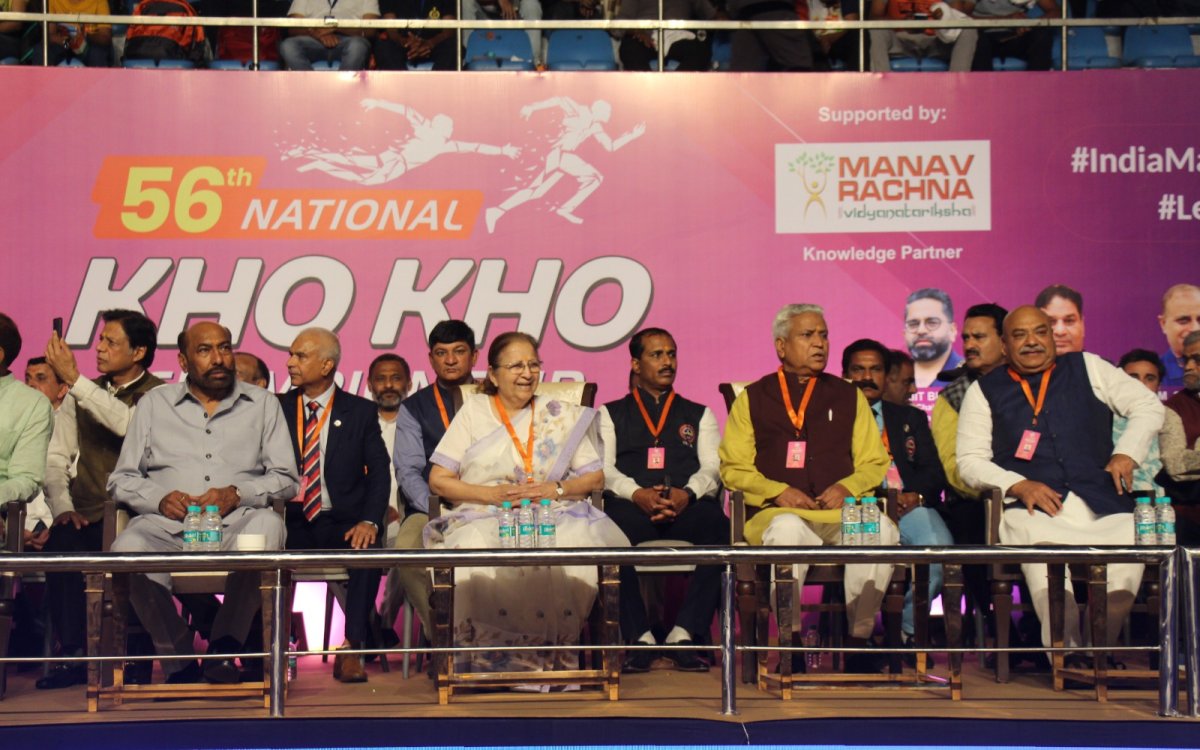 Sumitra Mahajan Inaugurates 56th National Kho Kho Championship In Delhi (Lead)