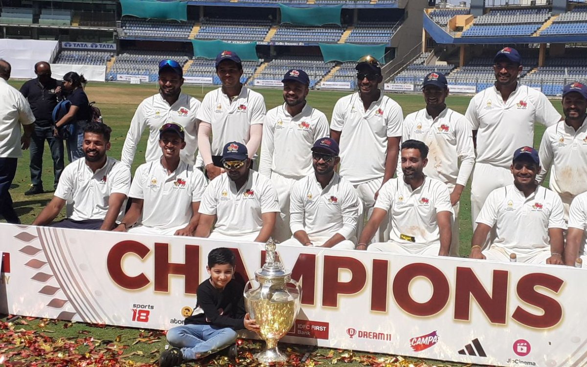 Tendulkar, Jaffer, and Unadkat congratulate Mumbai on winning their 42nd title in Ranji Trophy