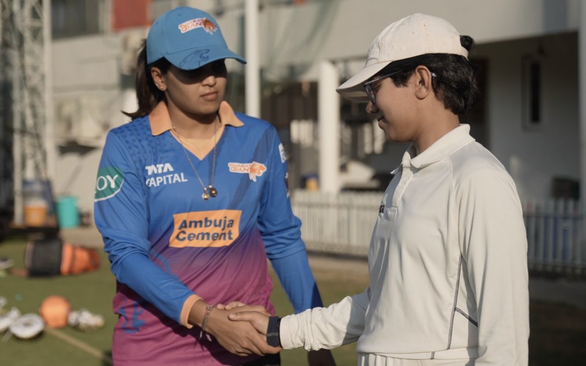 WPL 2024: Budding cricketers join Gujarat Giants for special training session