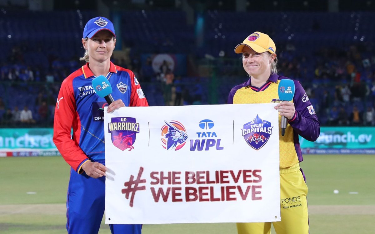 WPL 2024: Delhi Capitals, UP Warriorz take #SHEBELIEVESWEBELIEVE pledge on International Women's Day