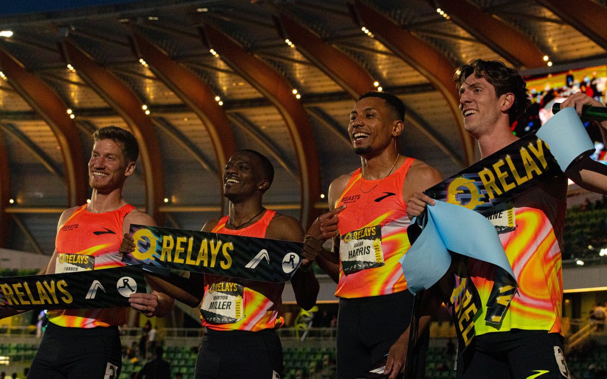 Athletics: US quartet breaks distance medley relay world record in Eugene