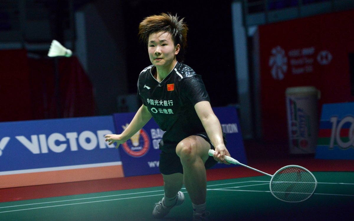 China secures women's singles title at Badminton Asia Championships