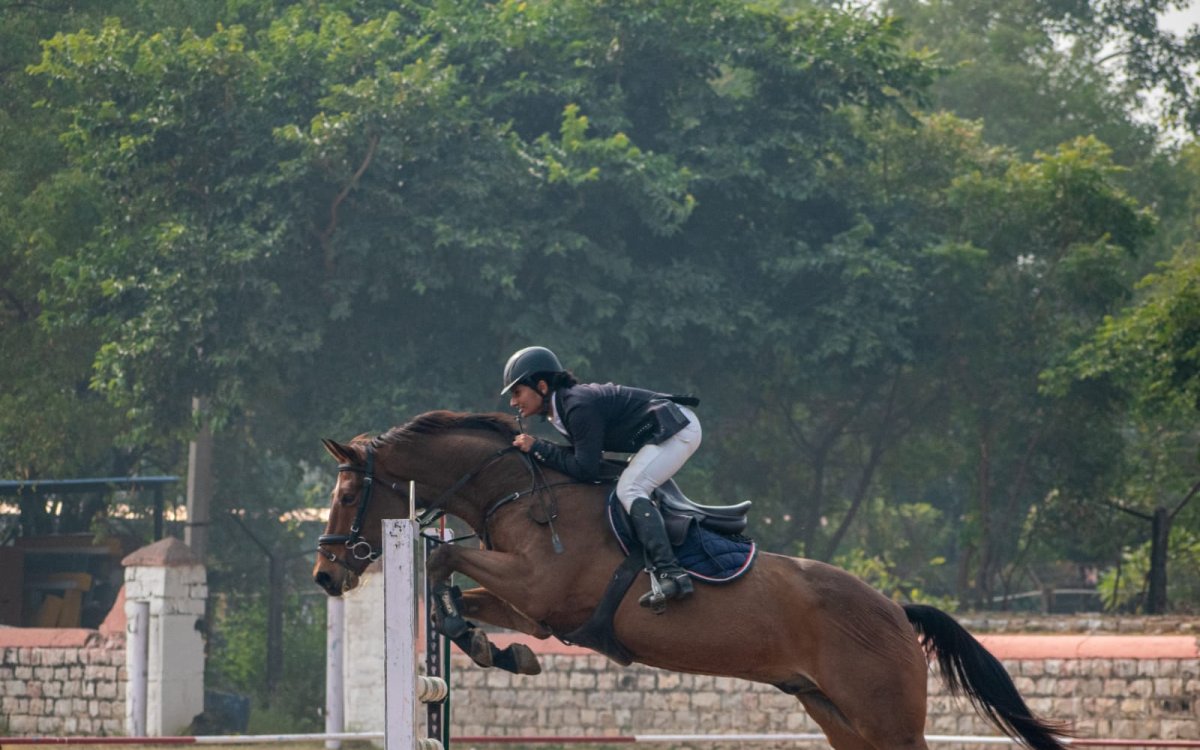 Equestrian: Sthavi Asthana Emerges Champion In Individual Category At National Eventing Championship