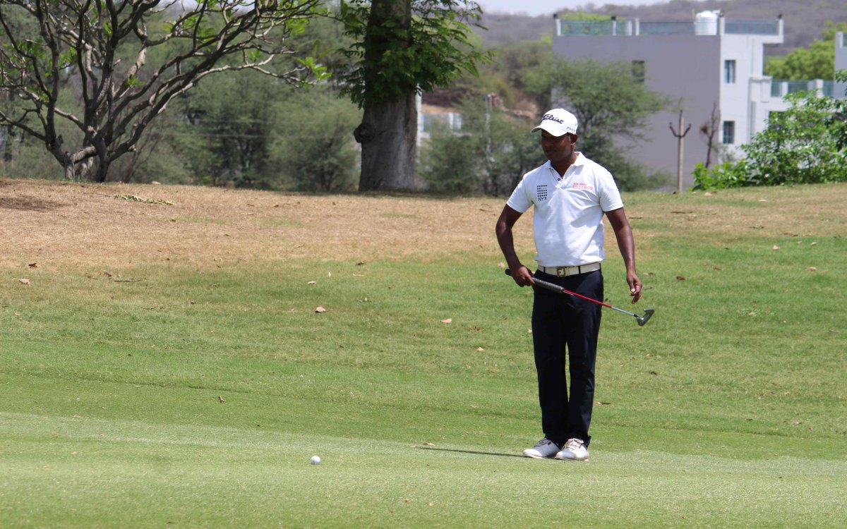 Gurgaon Open: M Dharma Fires 67 For Two-shot Lead On Penultimate Day