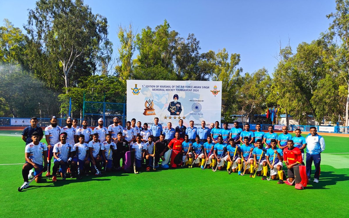 Indian Air Force Beat Sri Lanka Air Force In Arjan Singh Hockey Meet