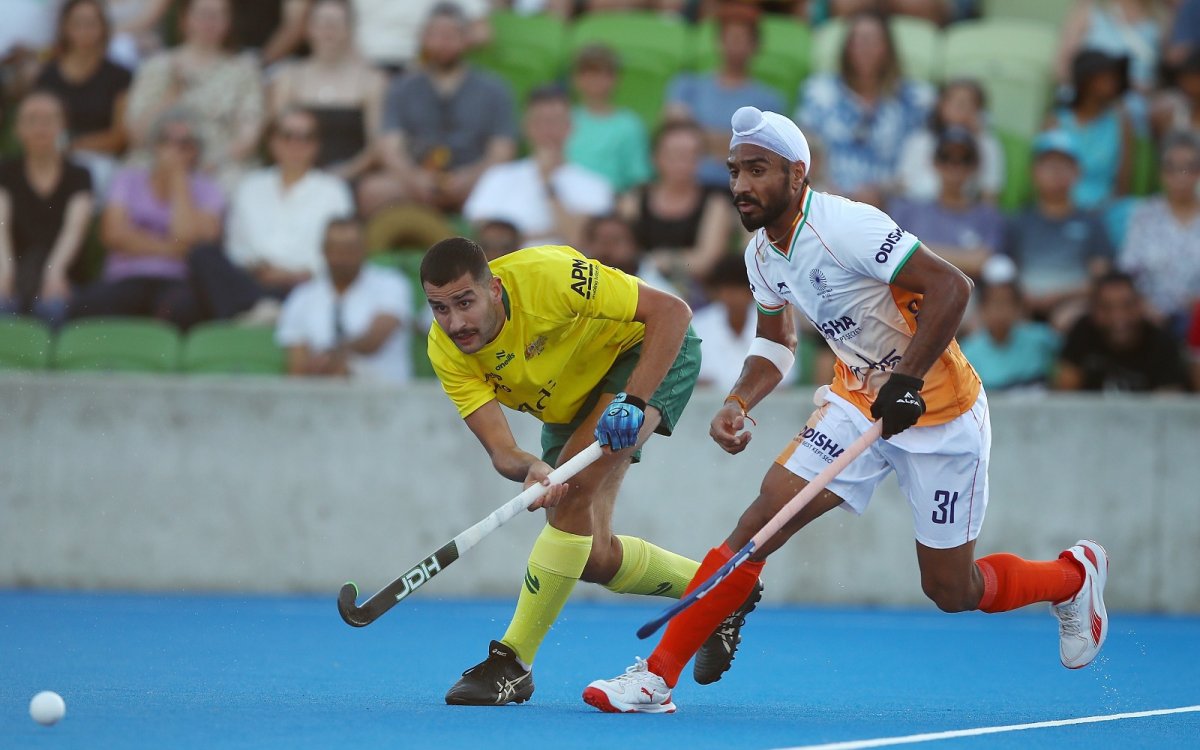 Indian men's hockey team goes down 1-2 against Australia