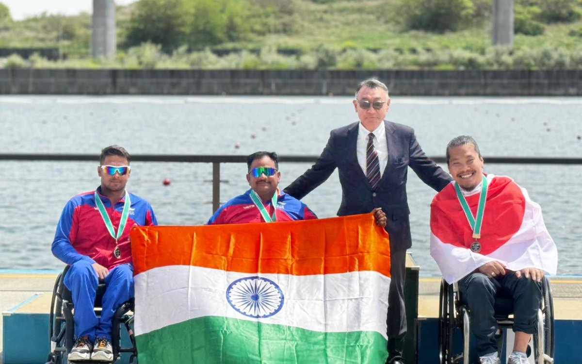 Indian Para-Canoeist Jaideep Dominates In Asian Championship At Tokyo, Wins Gold Medal