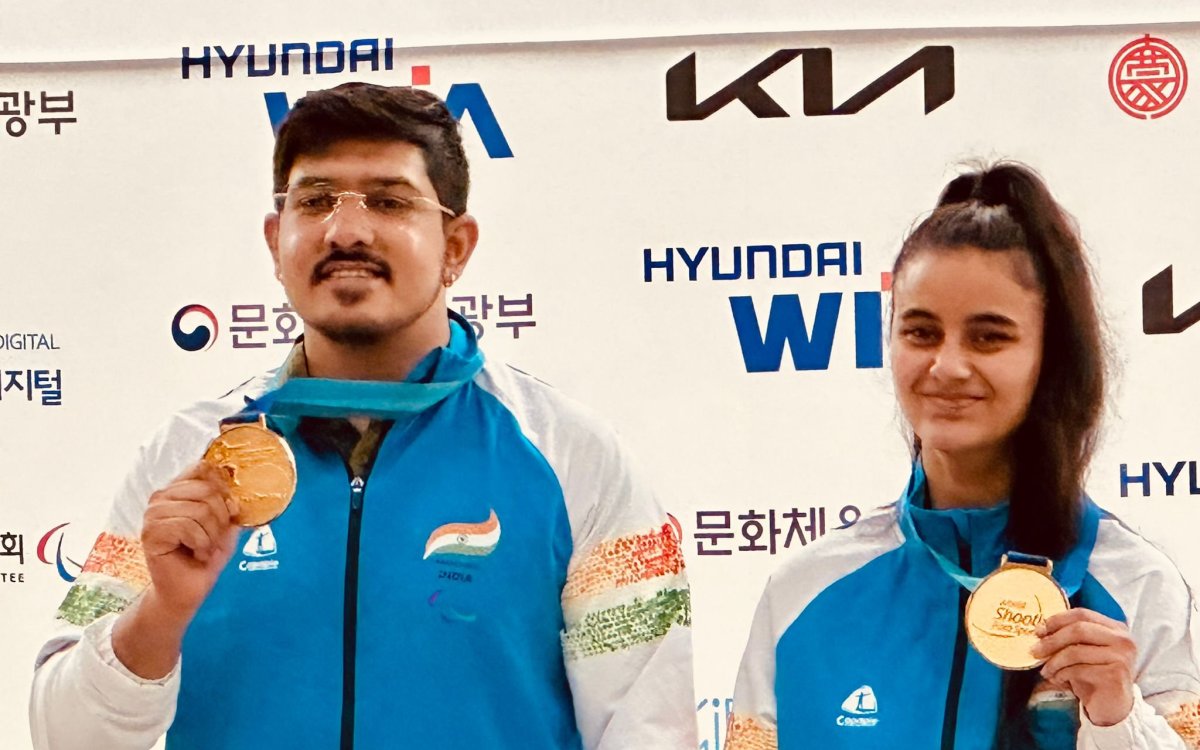 Indian para-shooters win five medals in WSPS World Cup II in Changwon