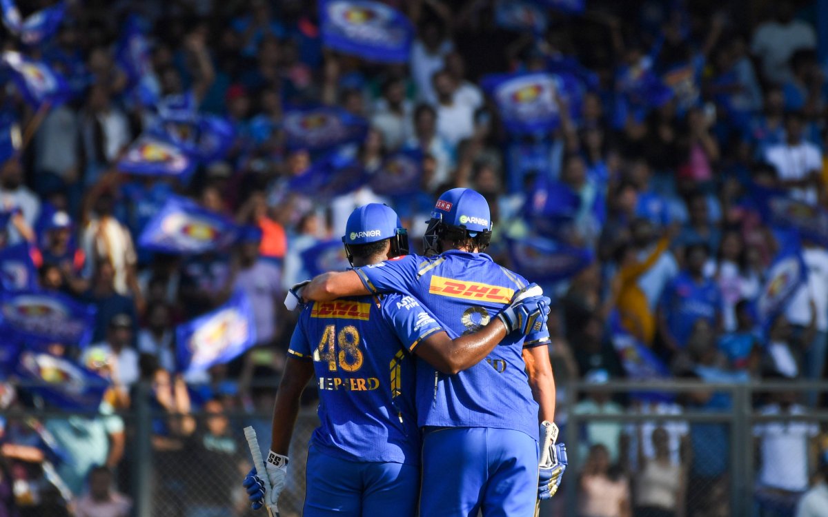 IPL 2024: Shepherd Blasts 10-ball 39* As Mumbai Indians Post 234/5 Against Delhi Capitals