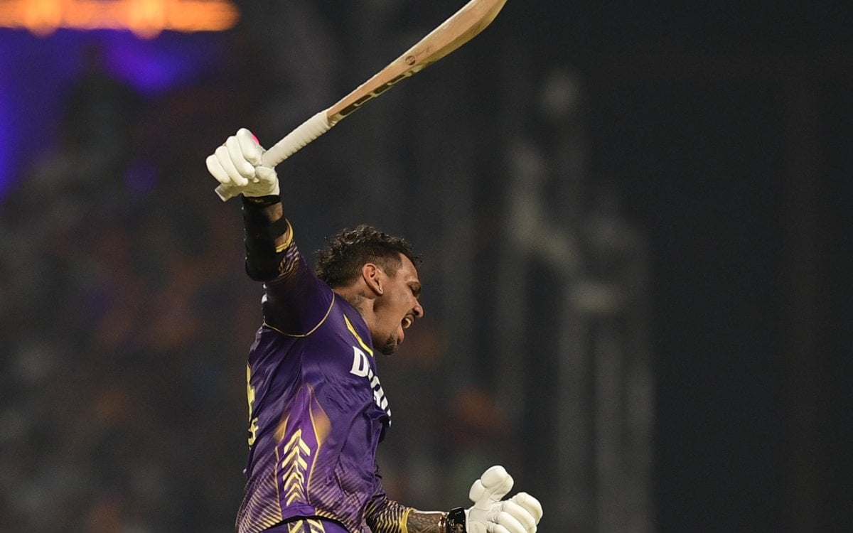 IPL 2024: Sunil Narine's 49-ball ton helps KKR post 223/6 against Rajasthan Royals