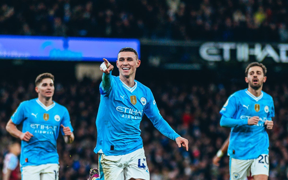 Premier League: Foden Fires Hat-trick As Man City Power Past Aston Villa