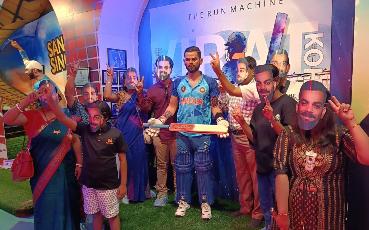 Virat Kohli's statue installed at Jaipur Wax Museum on World Heritage Day