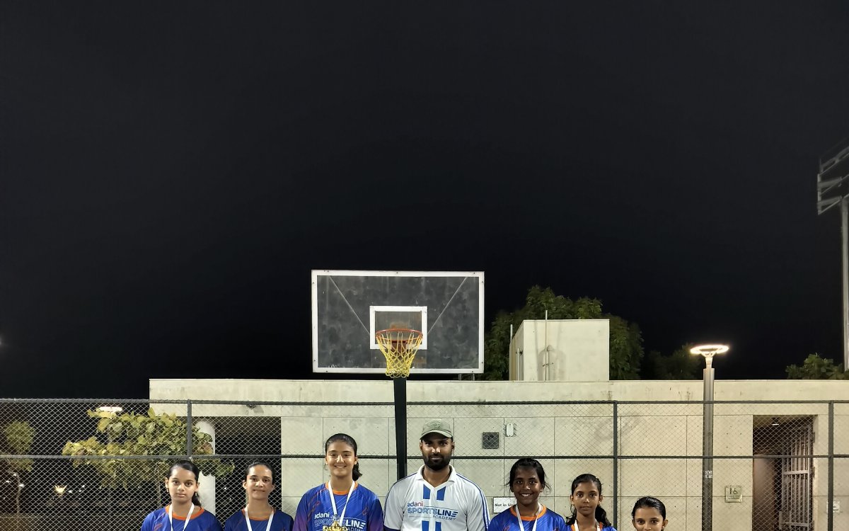 Adani Sportsline's athletes shine in Gujarat State Jr Basketball Championship