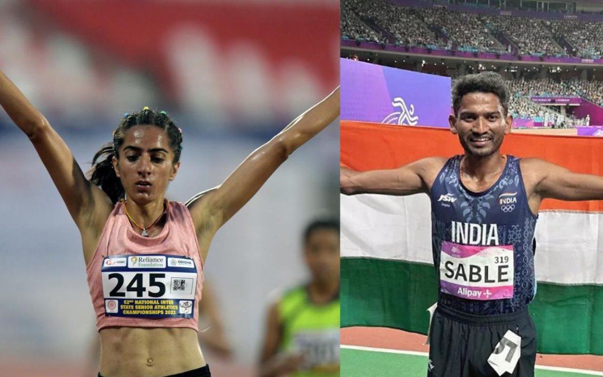 Athletics: Deeksha breaks 1500m NR in Los Angeles; Sable finishes second in men's 5000m