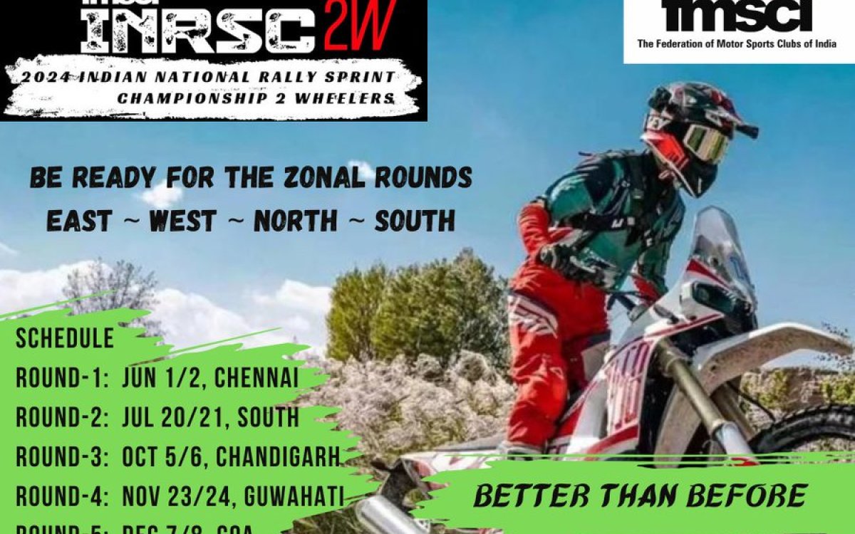 Chennai to host FMSCI Indian National Rally Sprint Championship 2024