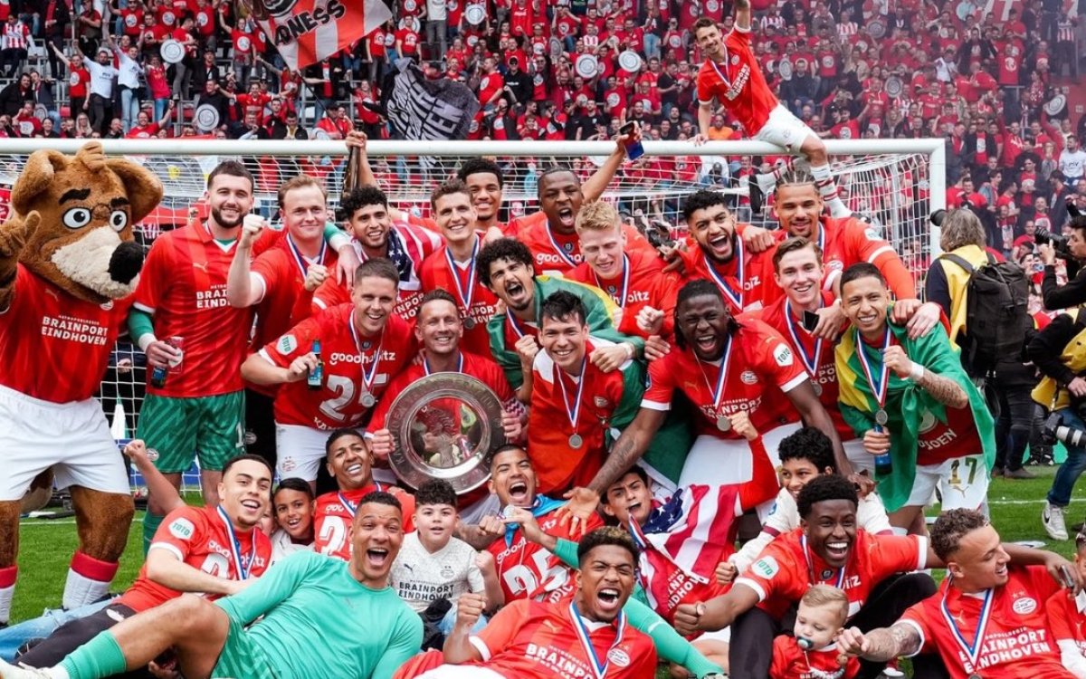 Football: PSV clinch 25th Eredivisie title, first in six years