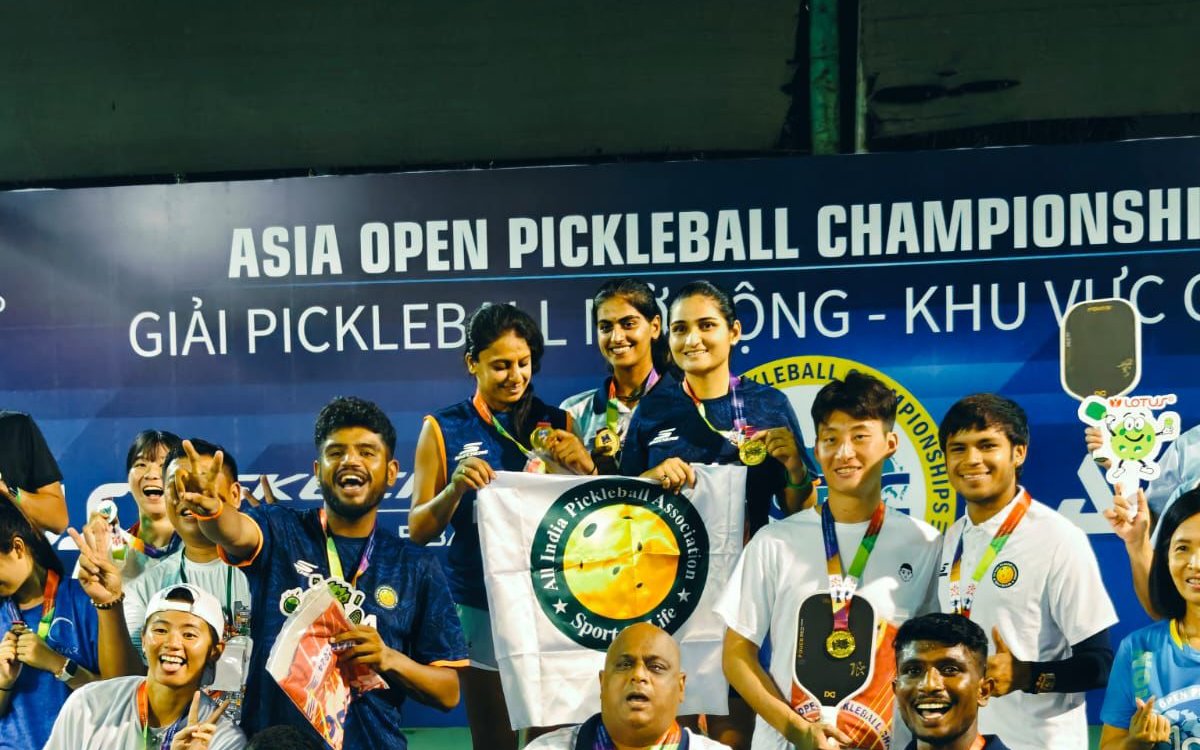 India Wins Four Gold, Two Bronze In Asian Open Pickleball C ship In Vietnam