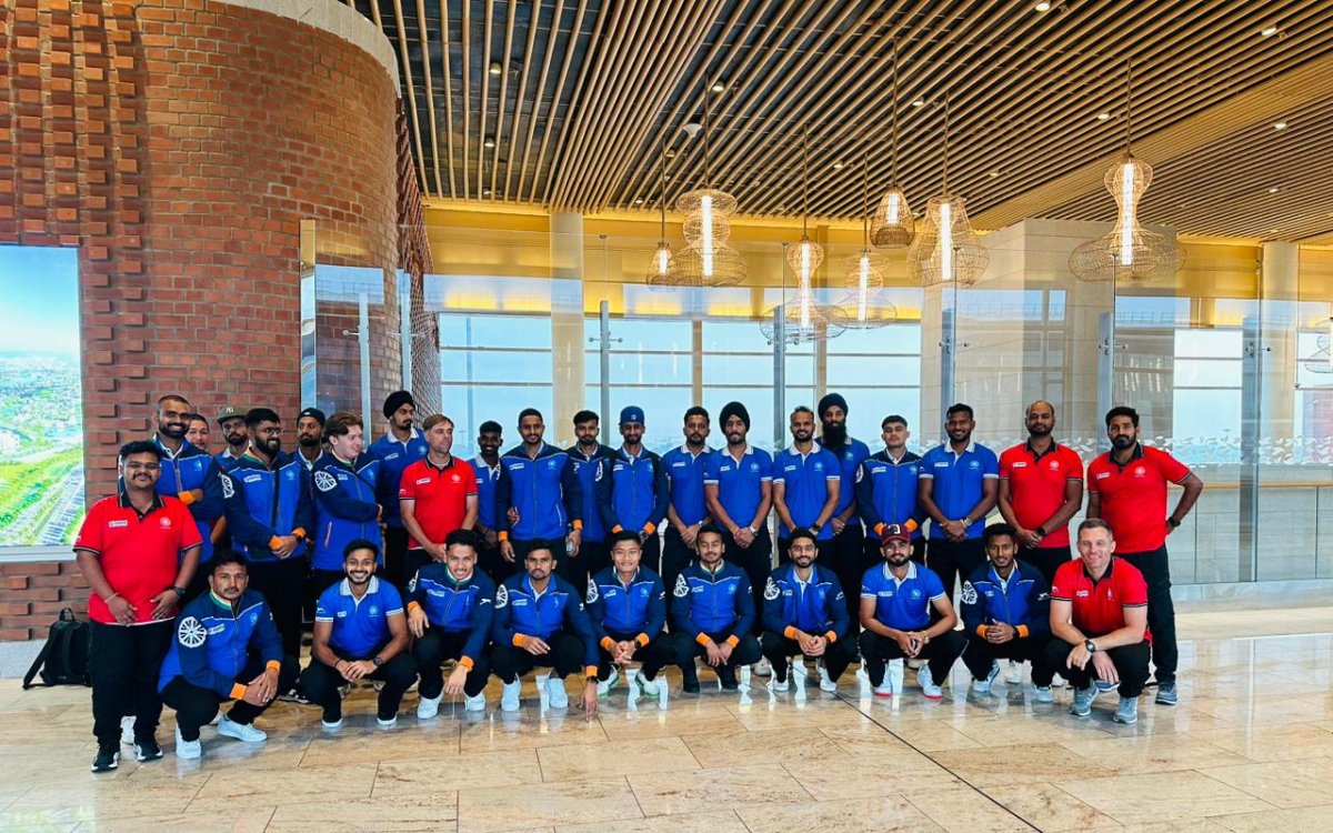 Indian men's hockey team leaves for FIH Hockey Pro League 2023/24 matches in Europe