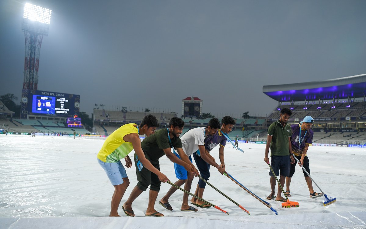 IPL 2024: Inclement Weather Delays Toss For KKR V MI Match At Eden