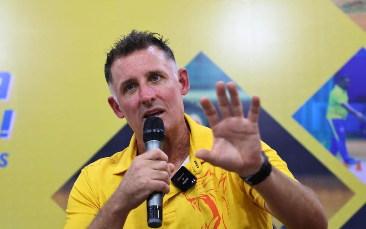 Michael Hussey launches Super Kings academy at Karaikudi