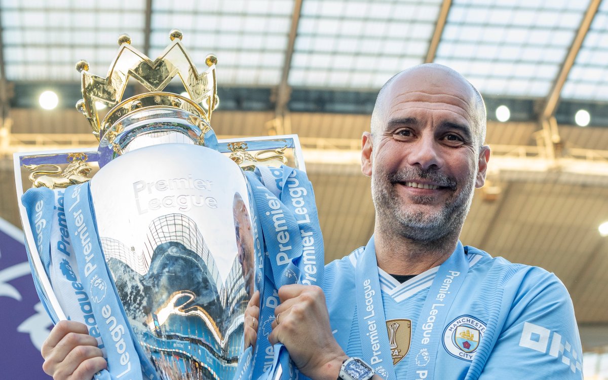 Pep Guardiola wins Premier League manager of the season award