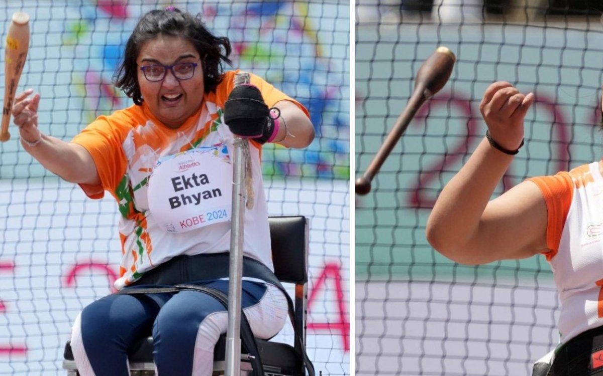 World Para-Athletics: Ekta Wins Gold In Club Throw With Season-best Mark; Kashish Takes Silver