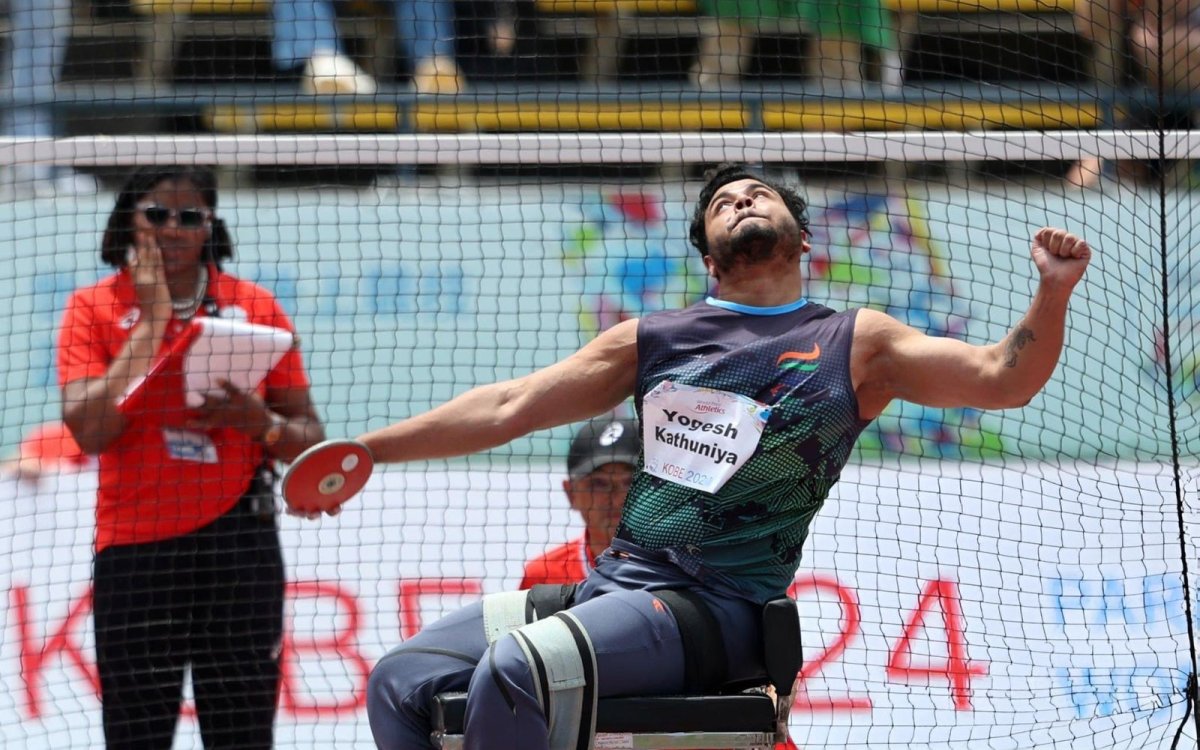 Yogesh Kathuniya Clinches Silver In 2024 World Para-Athletics Championships