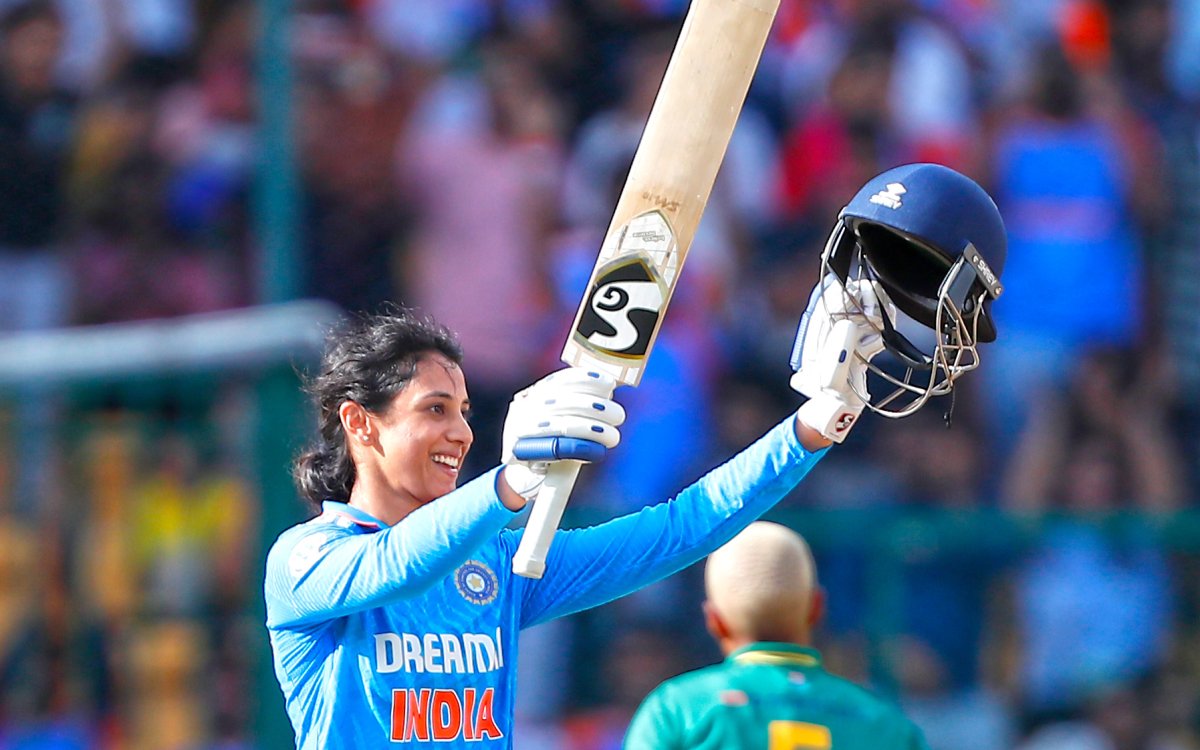 1st ODI: Mandhana s Fantastic 117 Helps India Post 265/8 Against South Africa