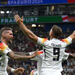 Euro 2024: Fullkrug cancels out Ndoye goal to keep Germany on top