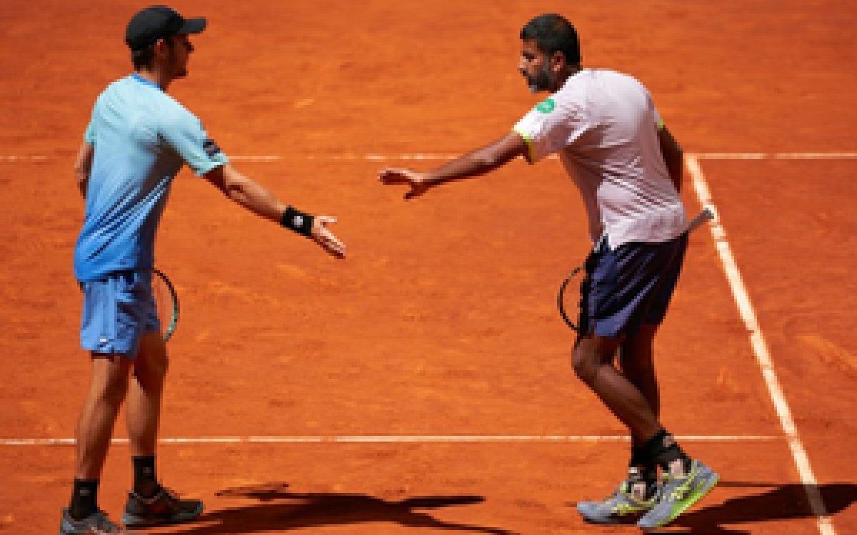 French Open: Bopanna/Ebden romp into semis with hard-fought win over Belgian pair Gille/Vliegen